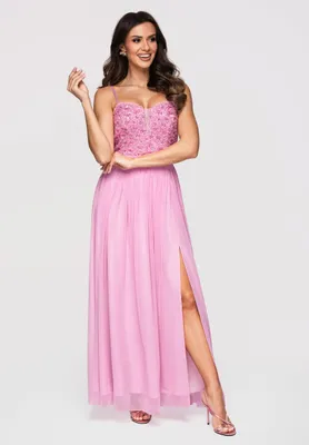 Produktbild von LARICA Abendkleid Gorsetowy Glamour LA-OM-DLR339 pink XS