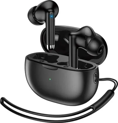 Produktbild von In-Ear Kopfhörer Bluetooth inkl. Ladeetui und USB-C Ladekabel kompatibel mit iPhone,Air Pods, Samsung, Android – Schwarz