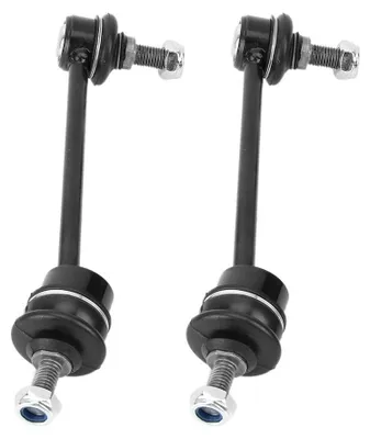 Image de Stabilisateur de liaison - 1 paire - Barre anti-roulis avant pour voiture - Compatible avec Freelander 1 (1998-2006) - Matériau : Fer - Barre stabilisatrice