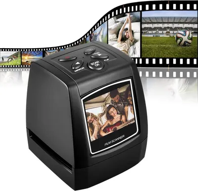 Produktbild von DIGITNOW! 5M / 10M Stand Alone 2,4 '' LCD-Display Film/Dia Scanner 1800DPI hohe Auflösung Bildscanner in USB2.0-Schnittstelle Konvertieren in PC