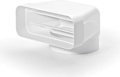Image de Naber F-UR 150 Pièce de déviation 90°, blanc - Technique de ventilation