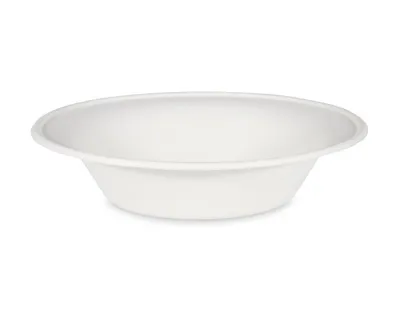 Produktbild von 50x Suppenteller Salatschalen Schale rund Zuckerrohr 700ml Ø 21 x 5 cm