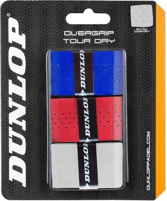 Obrázek produktu pro Dunlop Tour Dry Padel Overgrip 3 Units Multicoloured Multicoloured Jedna velikost