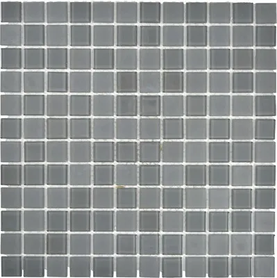 Produktbild von Glasmosaik CM4SE5M Crystal grau 30x30 cm