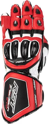 Produktbild von RST TracTech Evo 4 Leder Handschuhe Rot/Weiß/Schwarz Größe M