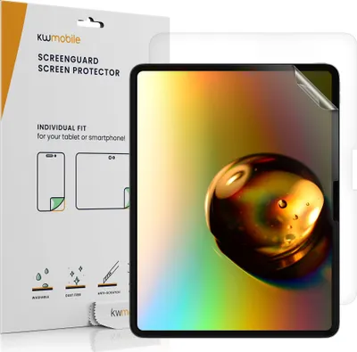 Produktbild von kwmobile 2x Matte Schutzfolie kompatibel mit Apple iPad Pro 13" (2024) Papier Gefühl Folie - Tablet Full Screen Paper Feel Cover - Tablet Displayfolie