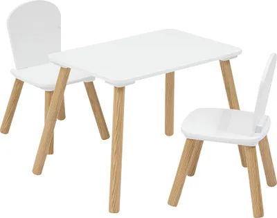 Obrázok produktu pre Eazy Living stôl s 2 stoličkami pre deti Dylano White