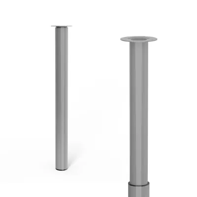 Obrázek produktu pro Walteco Nábytková noha průměr 60mm, výškově nastavitelná 700-1100mm, šedá