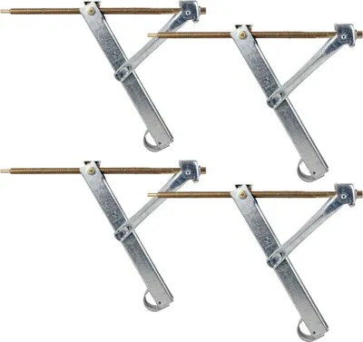 Produktbild von Ausdrehstütze Set 4 Stück Traglast 500 Kg Stahl verzinkt Neu &