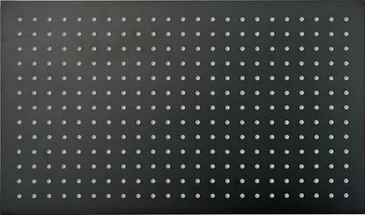 Produktbild von XXL-Regendusche Edelstahl-Duschkopf DPG2051 superflach in Schwarz - 50 x 30 cm