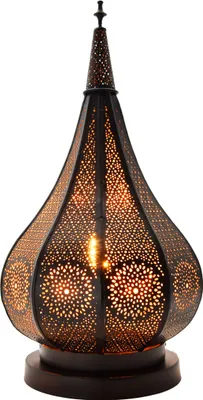 Obrázok produktu pre Orientálna stolová lampa Kais lampa čierna