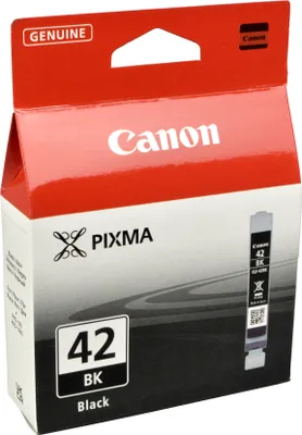 Produktbild von Canon CLI-42BK Tinte Schwarz, Standardertrag, Foto schwarz, Tinte auf Farbstoffbasis, 1 Stück(e), 900 Seiten