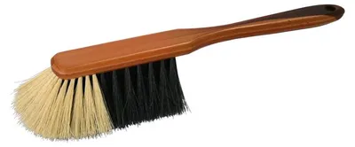 Productafbeelding van Handborstel met lang handvat en zachte borstelharen, 38 cm, teak