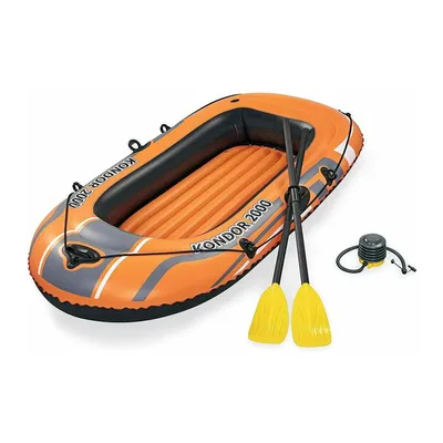 Produktbild von Bestway® Schlauchboot Paddelboot Set 2 Paddeln + Pumpe Kondor 2000 Länge