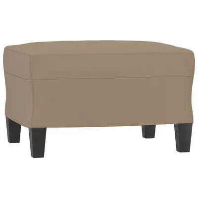 Obrázok produktu pre Podnožka kapučínová 60x50x41 cm umelá koža