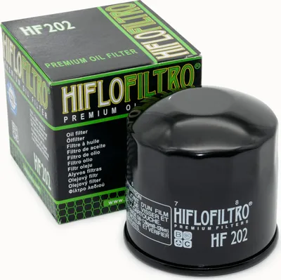Produktbild von Hiflo Ölfilter HF202 kompatibel mit Honda CBX 750 F, Kawasaki VN 750 Vulcan