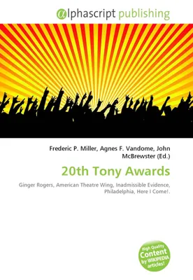 Produktbild von 20th Tony Awards