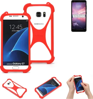 Produktbild von K-S-Trade Handy-Hülle kompatibel mit ZTE Blade A3 Joy Schutz-Hülle Bumper Silikon Schutz Hülle Cover Case Silikoncase Silikonbumper TPU Softcase