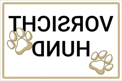 Productafbeelding van Hondenbord - Let op hond - Huis beveiligen - Weerbestendig aluminium - 30x20 cm - Wit