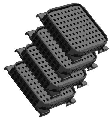 Produktbild von Kühlschrank Aktivkohlefilter für Liebherr 9096989 9882460 988246000, 4 Stück Schwarz
