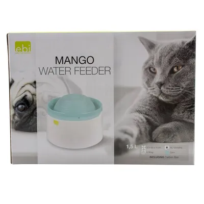 Image de Ebi Fontaine pour animaux Mango 1,5 L bleu