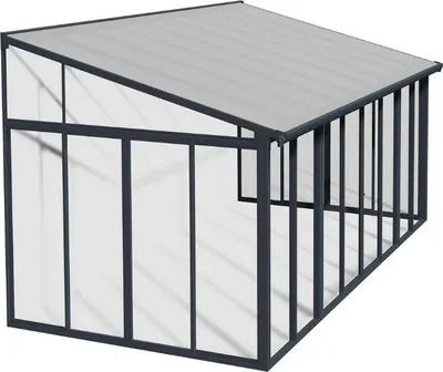 Zdjęcie produktu dla Palram - Canopia aluminiowy zimny ogród zimowy Sanremo antracyt 277x556x310 cm