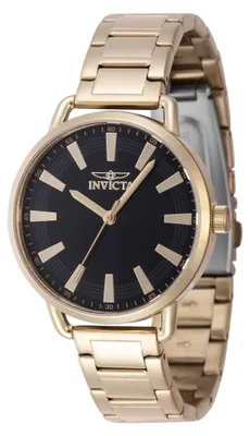 Zdjęcie produktu dla Invicta – Damski zegarek ze stali nierdzewnej, mechanizm kwarcowy, średnica koperty: 38 mm