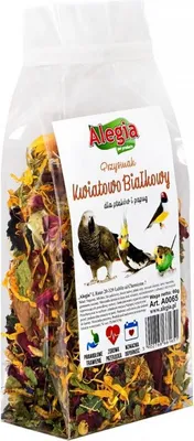 Produktbild von Alegia - blütenfleischlicher Leckerbissen für Papageien 40g Alegia