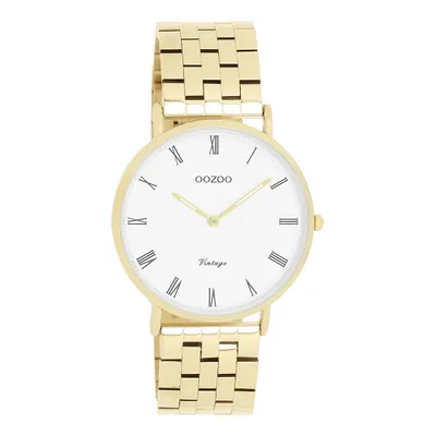 Produktbild von Oozoo Armbanduhr gold Vintage Series Analog-Quarzuhr UOC20369