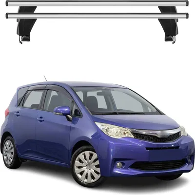 Image de Menabo Barres de toit Transversales pour Subaru Trezia 2011-2014 Gris ABE 2x