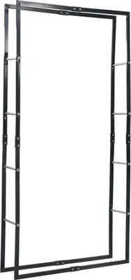Obrázek produktu pro vidaXL Police na palivové dřevo černá 100 × 25 × 200 cm Ocel