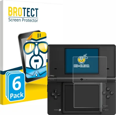 Produktbild von 6x Für Nintendo DSi Schutzfolie BROTECT Displayschutz Display Schutz Folie Klar Transparent