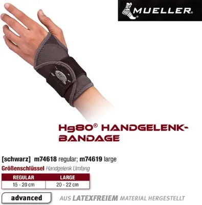 Produktbild von MUELLER Hg80 Handgelenkbandage - L -- 1 Stck