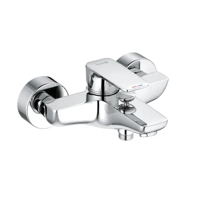Produktbild von KLUDI PURE&STYLE Wannenfüll- und Brause-Einhandmischer, Wandmontage, 406810575