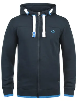Produktbild von Solid SDBenjaminZip Herren Sweatjacke Kapuzenjacke Hoodie mit Kapuze Reißverschluss Kordelzug Baumwollmischung Regular fit