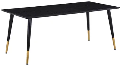 Zdjęcie produktu dla Dipp stół do jadalni 90x180cm czarny.