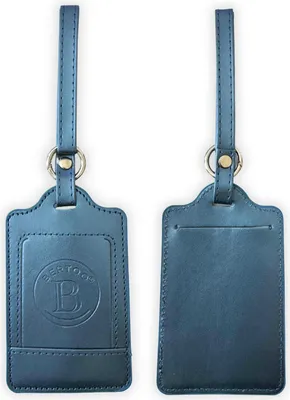 Produktbild von Bertoo Namensschild für Gepäck blau metallic-PU