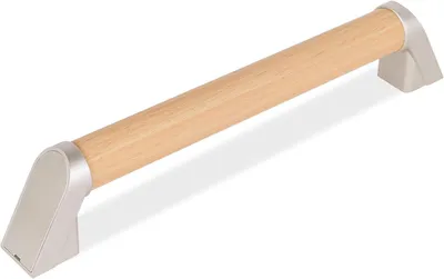 Produktbild von Holzhandlauf 40 cm, für Bad und Dusche, Anti-Rutsch Sicherheitsgriff, für Treppe