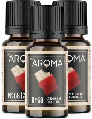 Produktbild von myAROMA flavour drops – Weiße Schokolade 3x10ml, Zuckerfrei, Kalorienfrei & Vegan, Natürliches Aroma für Küche und Getränke, Nr. 78