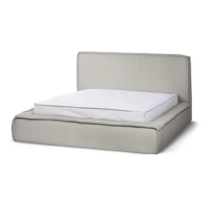 Image de Lit rembourré avec rangement Gryby 120x200 - Lit rembourré Midas + rangement + cadre