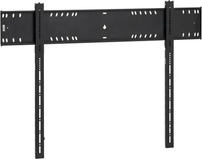 A black TV wall mount is shown against a white background.