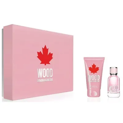 Obrázok produktu pre Dsquared2 Wood Pour Femme Zestaw Woda toaletowa 100ml + Balsam 150ml