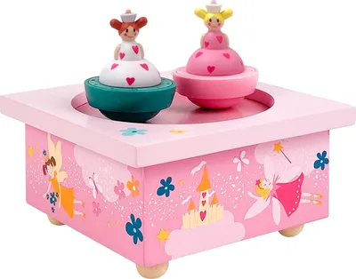 Image de Boîte à musique en bois Princesse