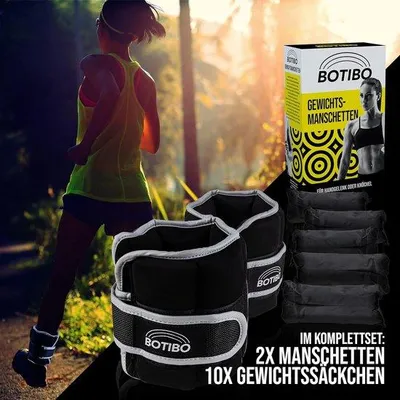 Image de Manchettes de lestage réglables 2 x 2,3 kg, robustes