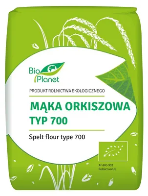 MĄKA ORKISZOWA CHLEBOWA TYP 700 BIO 1 kg - BIO PLANET