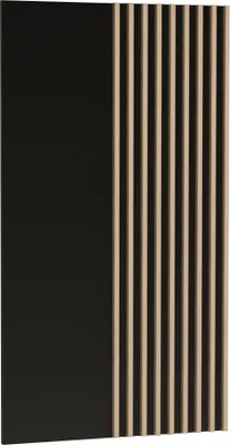 Image de Panneau mural 80x138 ORURO – noir / chêne artisan
