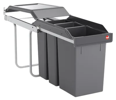 Immagine prodotto di Cestino Hailo 3650191 TE Swing A Terzett 15 + 2x 7,5 litri