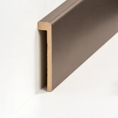 Produktbild von Abdeckleiste für Fliesenabschluss bis 85 mm (MDF foliert / 720.96.13.85.48) - Farbe: Bronze
