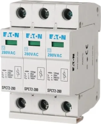 Obrázok produktu pre Eaton prepäťová ochrana, typ II, 3-pólová, 280 V, 3TE, 1 ks.