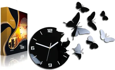 Produktbild von Wanduhr 3D MOTHYLE - ULTRA SILENT
